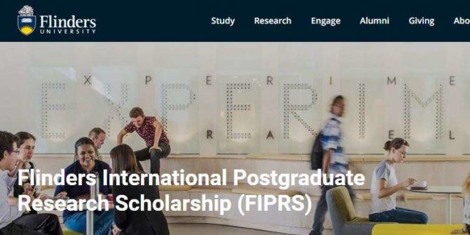 Flinders International Research Scholarship in Australia