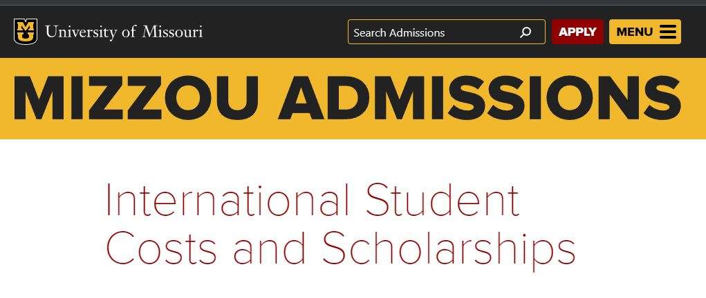 university of missouri kansas city scholarships for international students