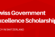 swiss government excellence scholarships 2023-2024