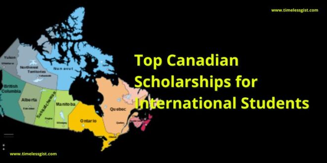 Top Canadian Scholarships for International Students