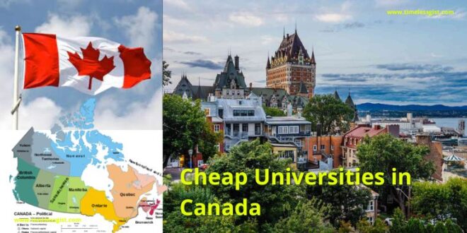 cheap universities in canada