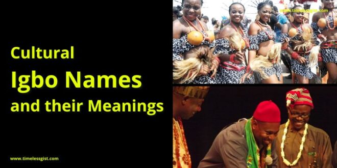 cultural igbo names